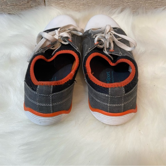 Dr. Scholl’s women’s Jamie lace up navy & orange in size 10 - Picture 3 of 12